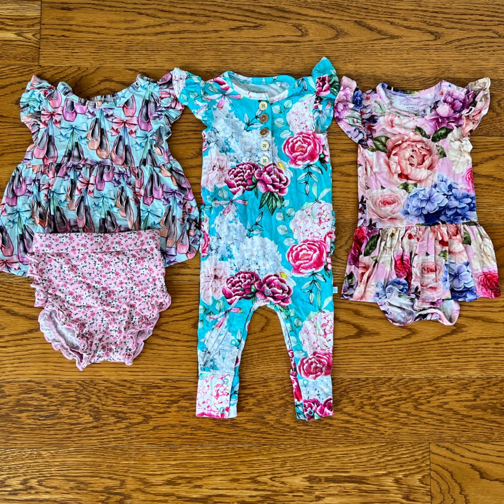 Posh Peanut Girls Lot (x3) - Size 12-18 month
